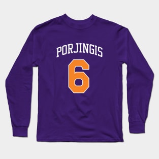 Kristaps Porzingis Boston Celtics Long Sleeve T-Shirt